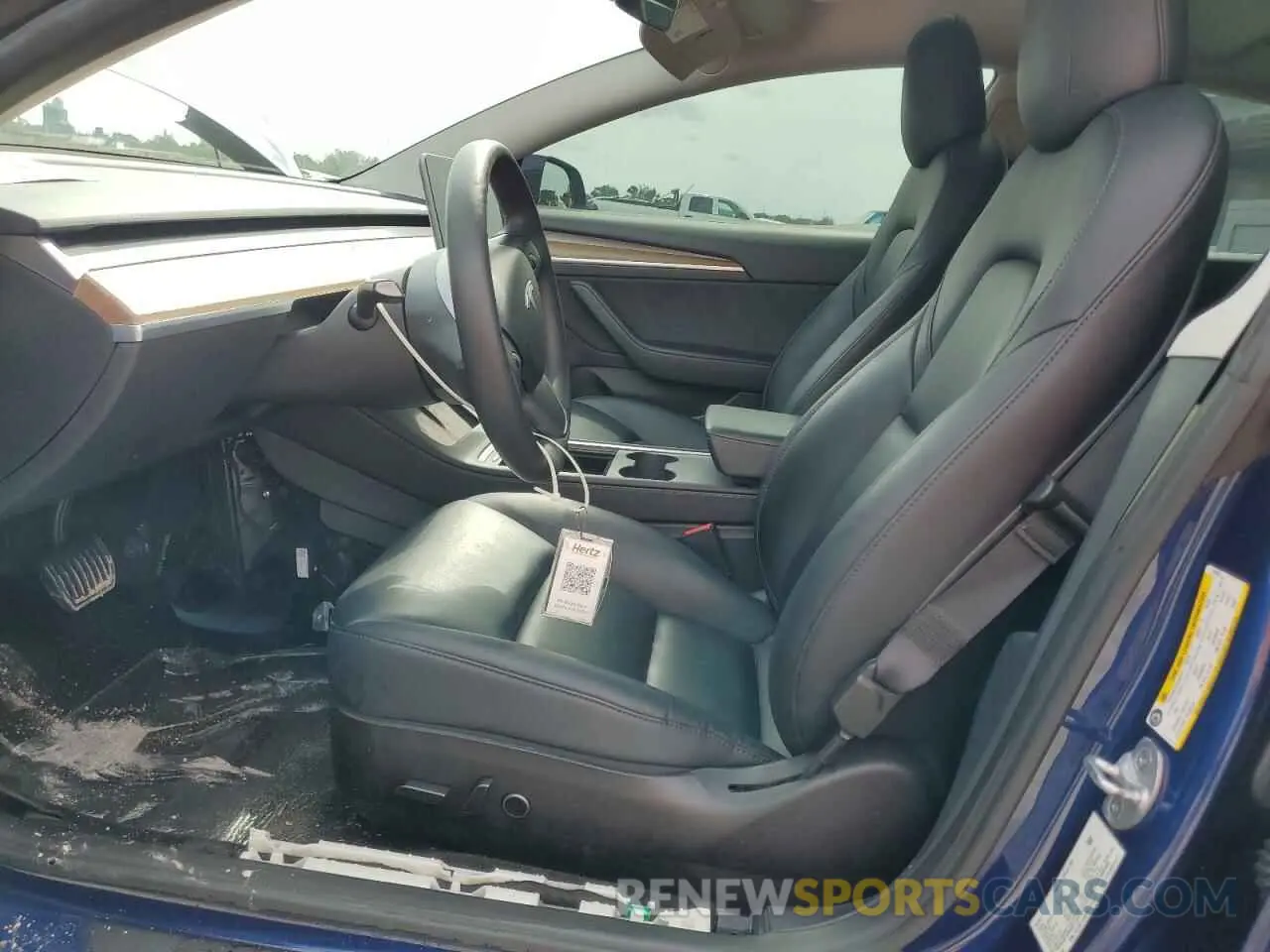 7 Photograph of a damaged car 5YJ3E1EA0NF371822 TESLA MODEL 3 2022
