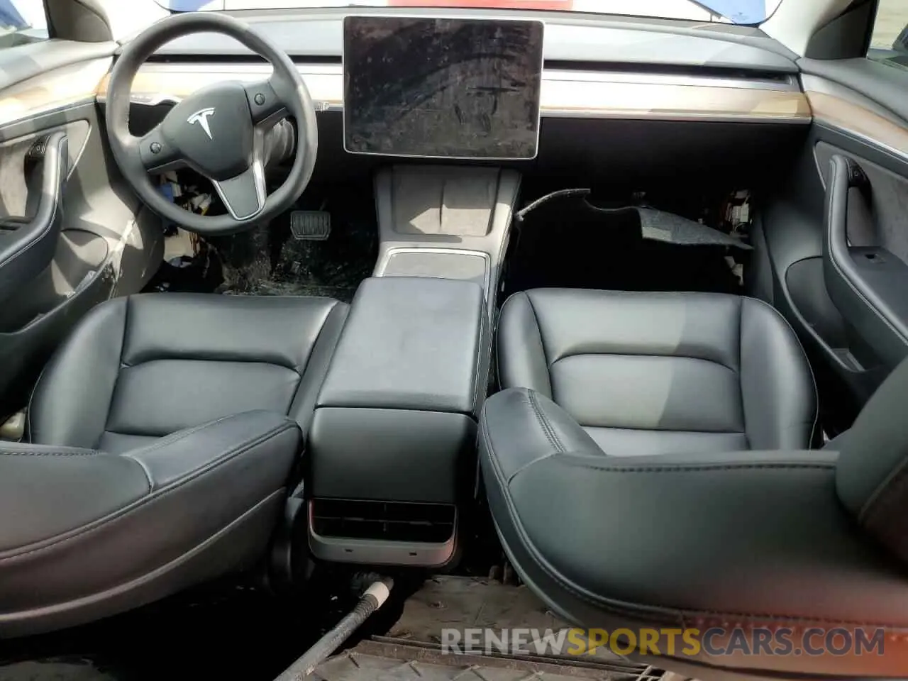 8 Photograph of a damaged car 5YJ3E1EA0NF371822 TESLA MODEL 3 2022