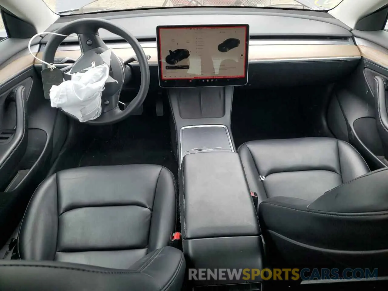 8 Photograph of a damaged car 5YJ3E1EA0NF374560 TESLA MODEL 3 2022
