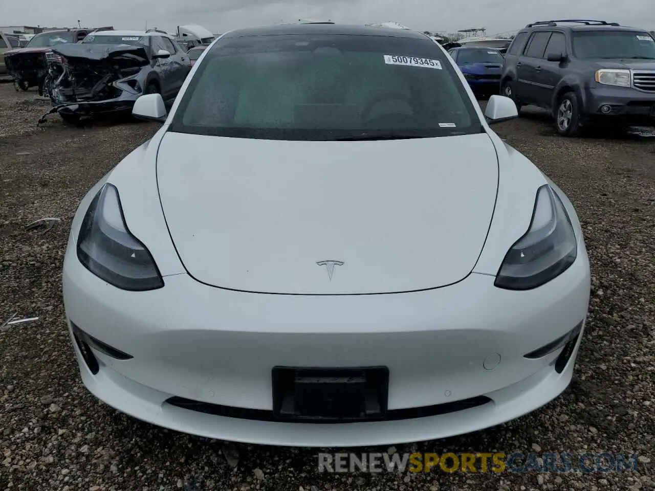 5 Photograph of a damaged car 5YJ3E1EA1NF127158 TESLA MODEL 3 2022