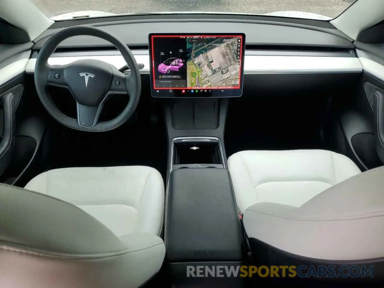 8 Photograph of a damaged car 5YJ3E1EA1NF127158 TESLA MODEL 3 2022