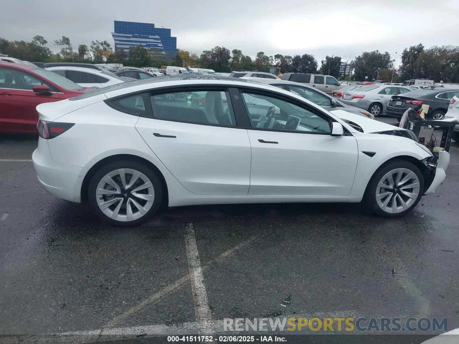 12 Photograph of a damaged car 5YJ3E1EA1NF134224 TESLA MODEL 3 2022