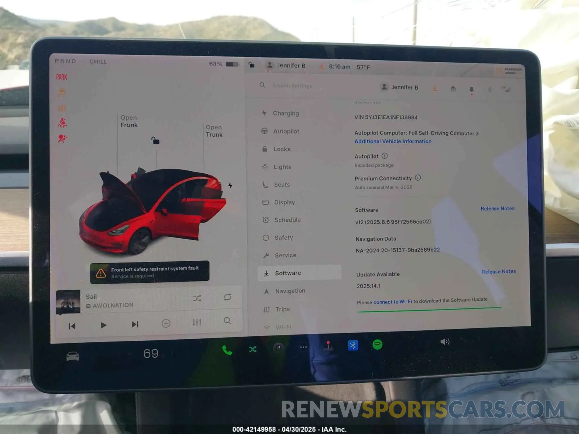 18 Photograph of a damaged car 5YJ3E1EA1NF138984 TESLA MODEL 3 2022