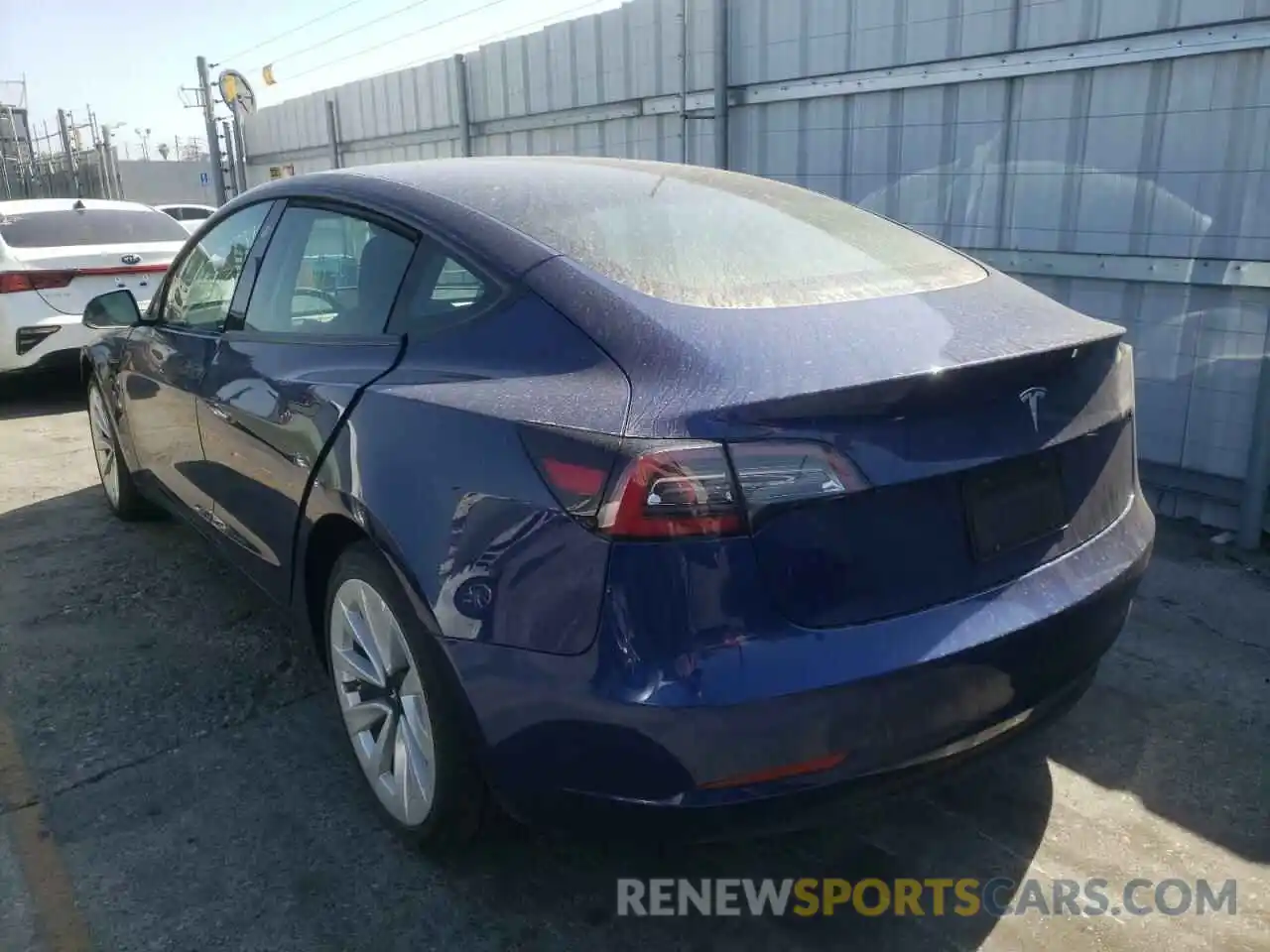 3 Photograph of a damaged car 5YJ3E1EA1NF145661 TESLA MODEL 3 2022