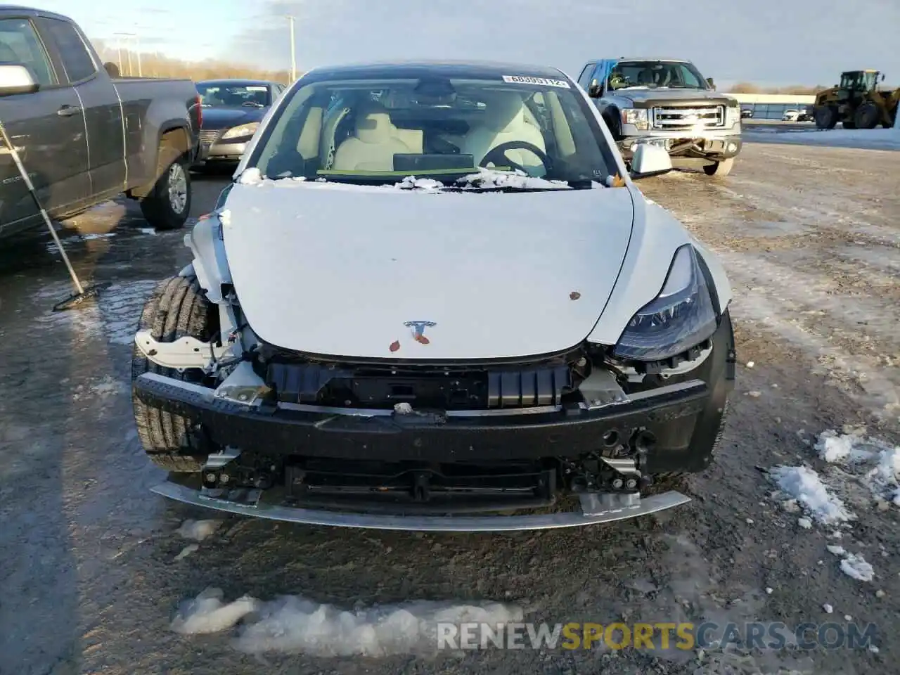 5 Photograph of a damaged car 5YJ3E1EA1NF153405 TESLA MODEL 3 2022