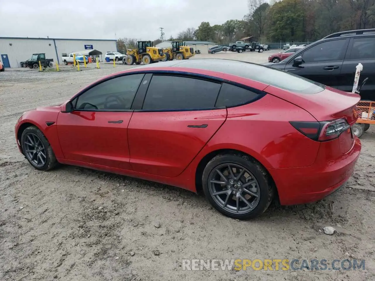 2 Photograph of a damaged car 5YJ3E1EA1NF185741 TESLA MODEL 3 2022