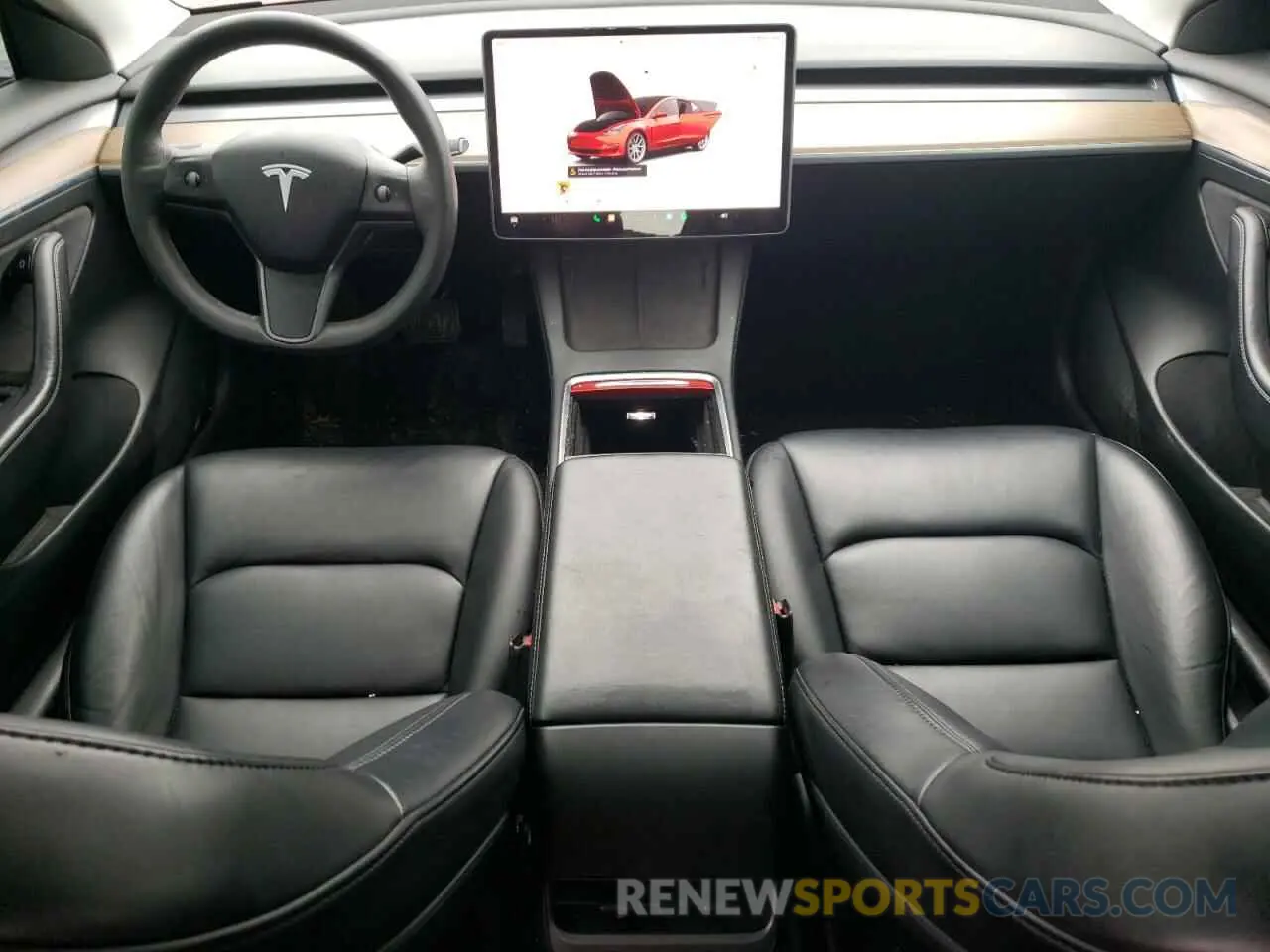 8 Photograph of a damaged car 5YJ3E1EA1NF185741 TESLA MODEL 3 2022