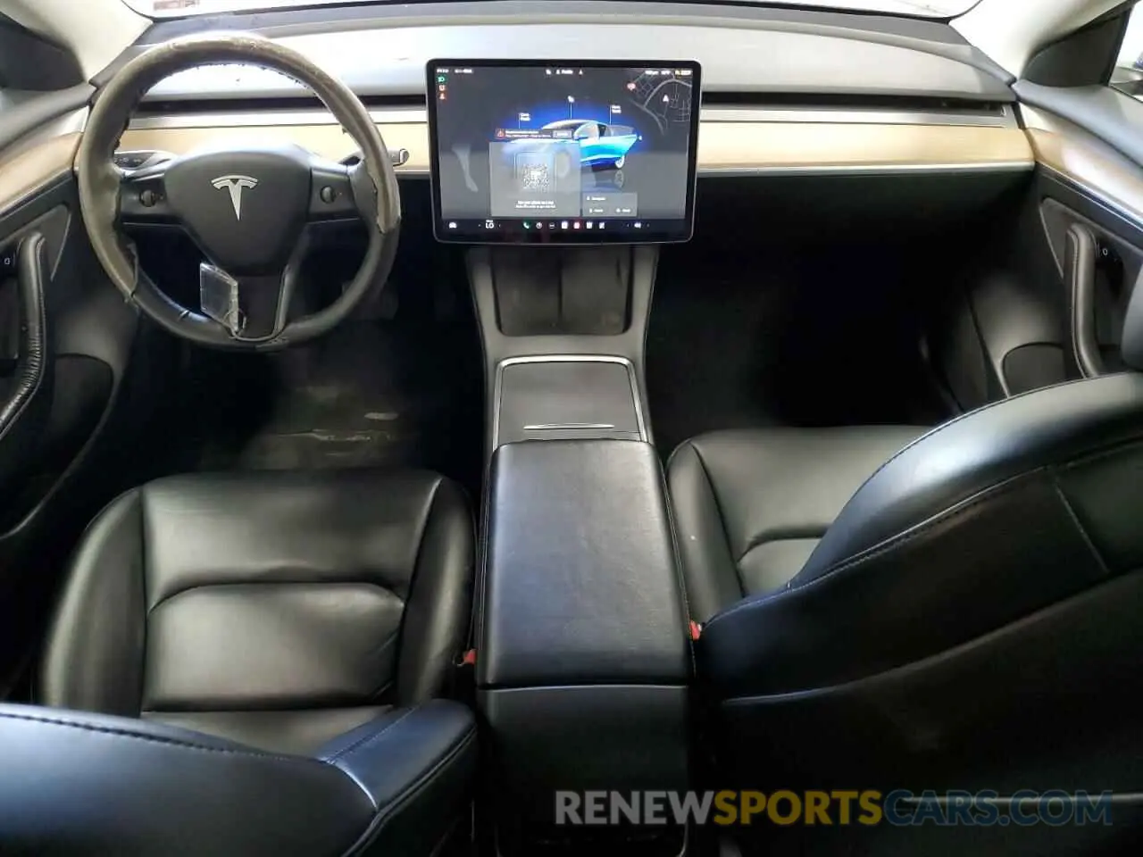 8 Photograph of a damaged car 5YJ3E1EA1NF185917 TESLA MODEL 3 2022