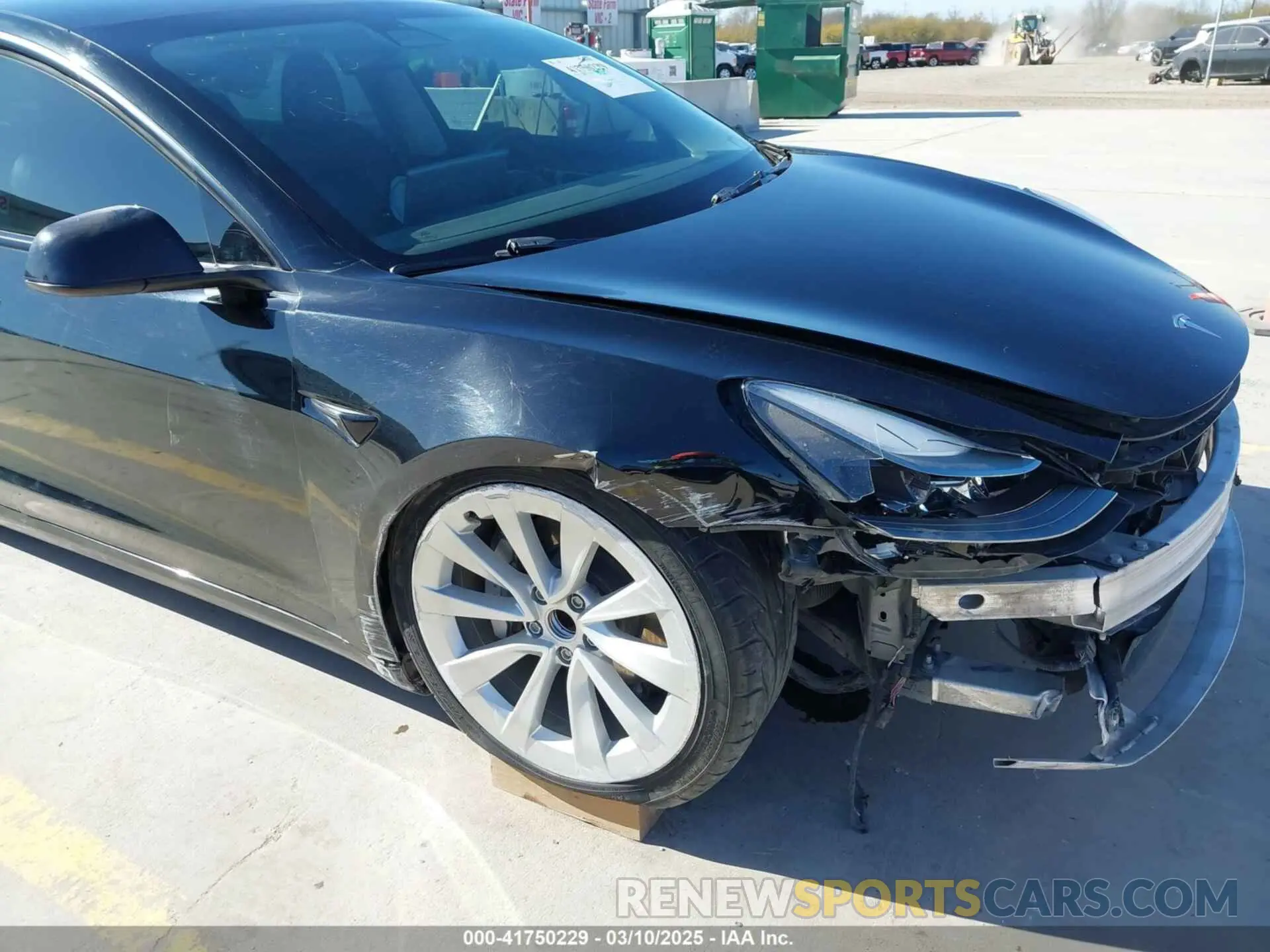 22 Photograph of a damaged car 5YJ3E1EA1NF188638 TESLA MODEL 3 2022
