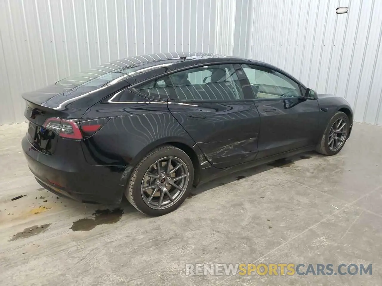 3 Photograph of a damaged car 5YJ3E1EA1NF188851 TESLA MODEL 3 2022