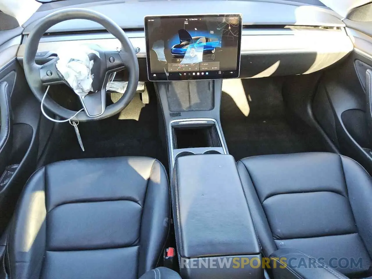 8 Photograph of a damaged car 5YJ3E1EA1NF189661 TESLA MODEL 3 2022