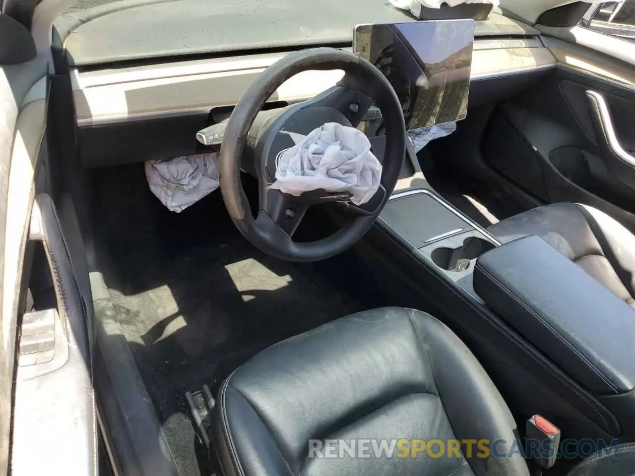 8 Photograph of a damaged car 5YJ3E1EA1NF191426 TESLA MODEL 3 2022