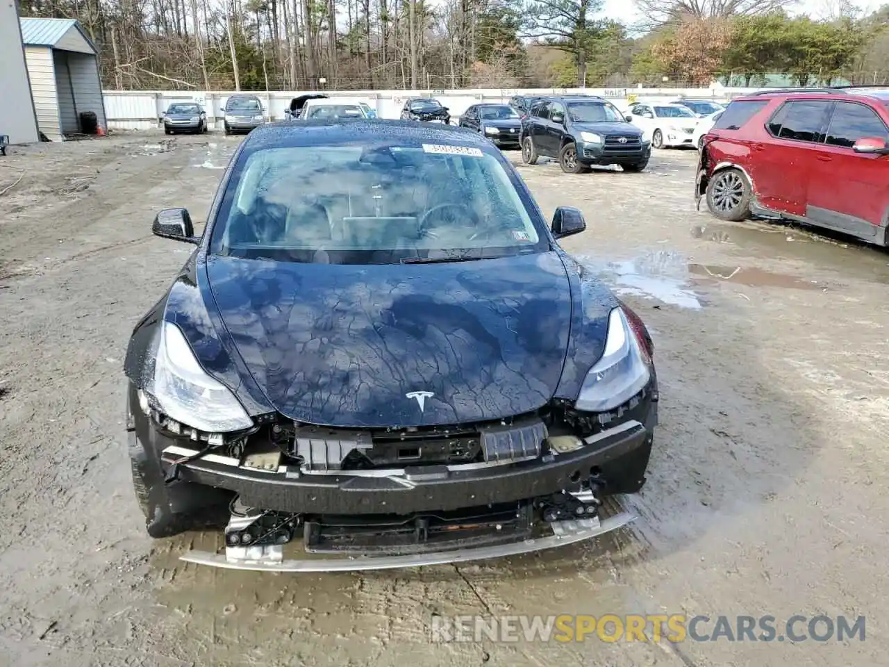 5 Photograph of a damaged car 5YJ3E1EA1NF286570 TESLA MODEL 3 2022