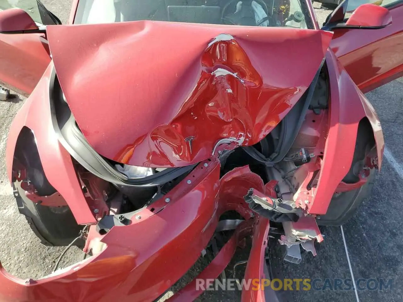 11 Photograph of a damaged car 5YJ3E1EA1NF287623 TESLA MODEL 3 2022