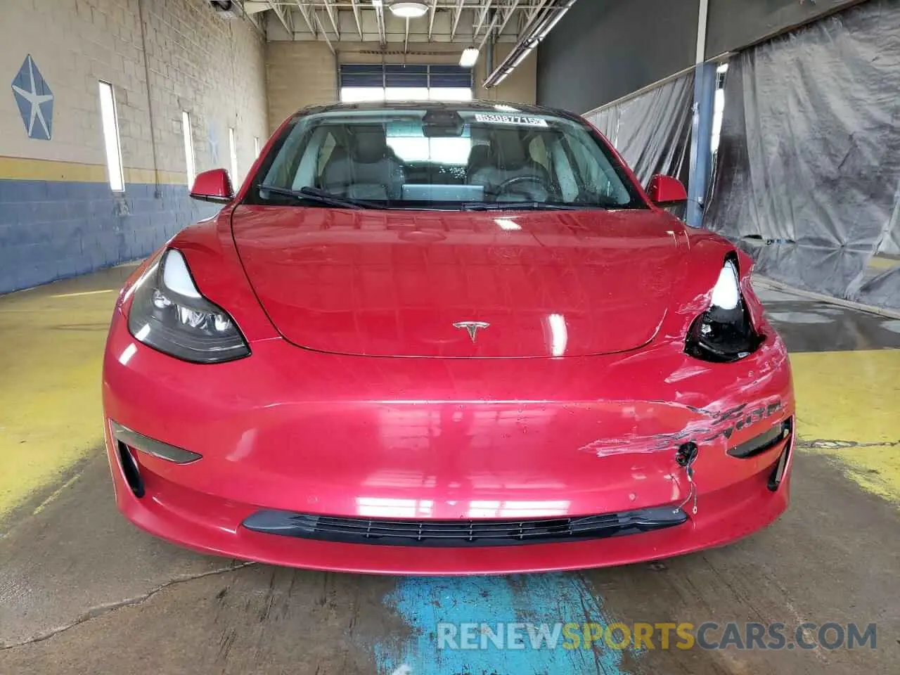 5 Photograph of a damaged car 5YJ3E1EA1NF303965 TESLA MODEL 3 2022