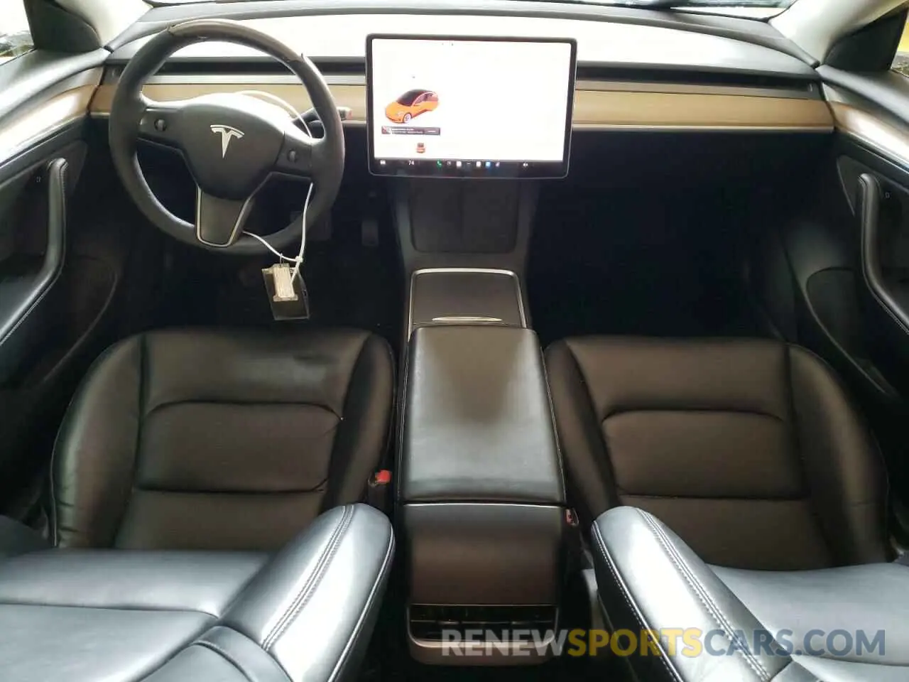 8 Photograph of a damaged car 5YJ3E1EA1NF303965 TESLA MODEL 3 2022