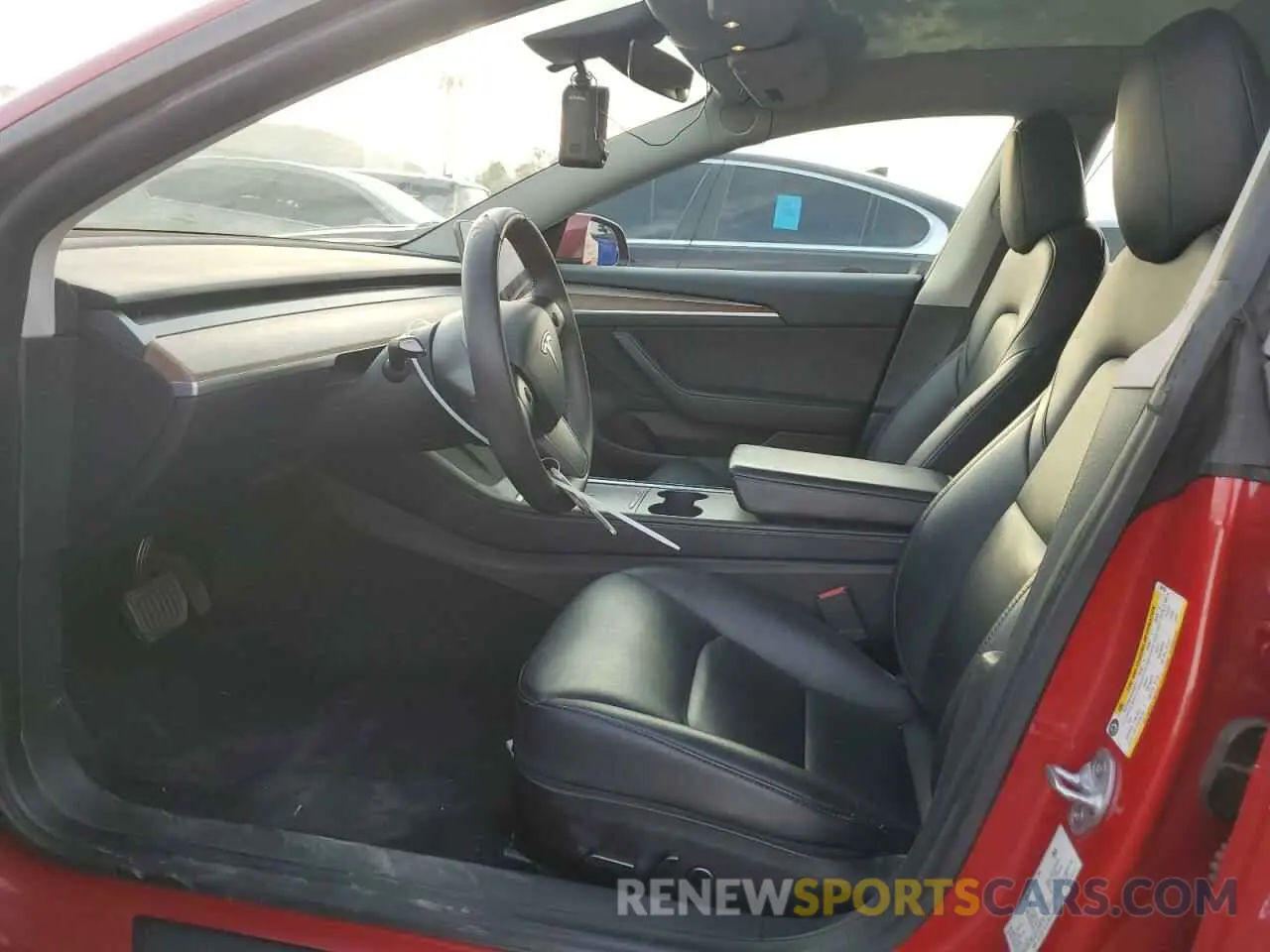 7 Photograph of a damaged car 5YJ3E1EA1NF304128 TESLA MODEL 3 2022