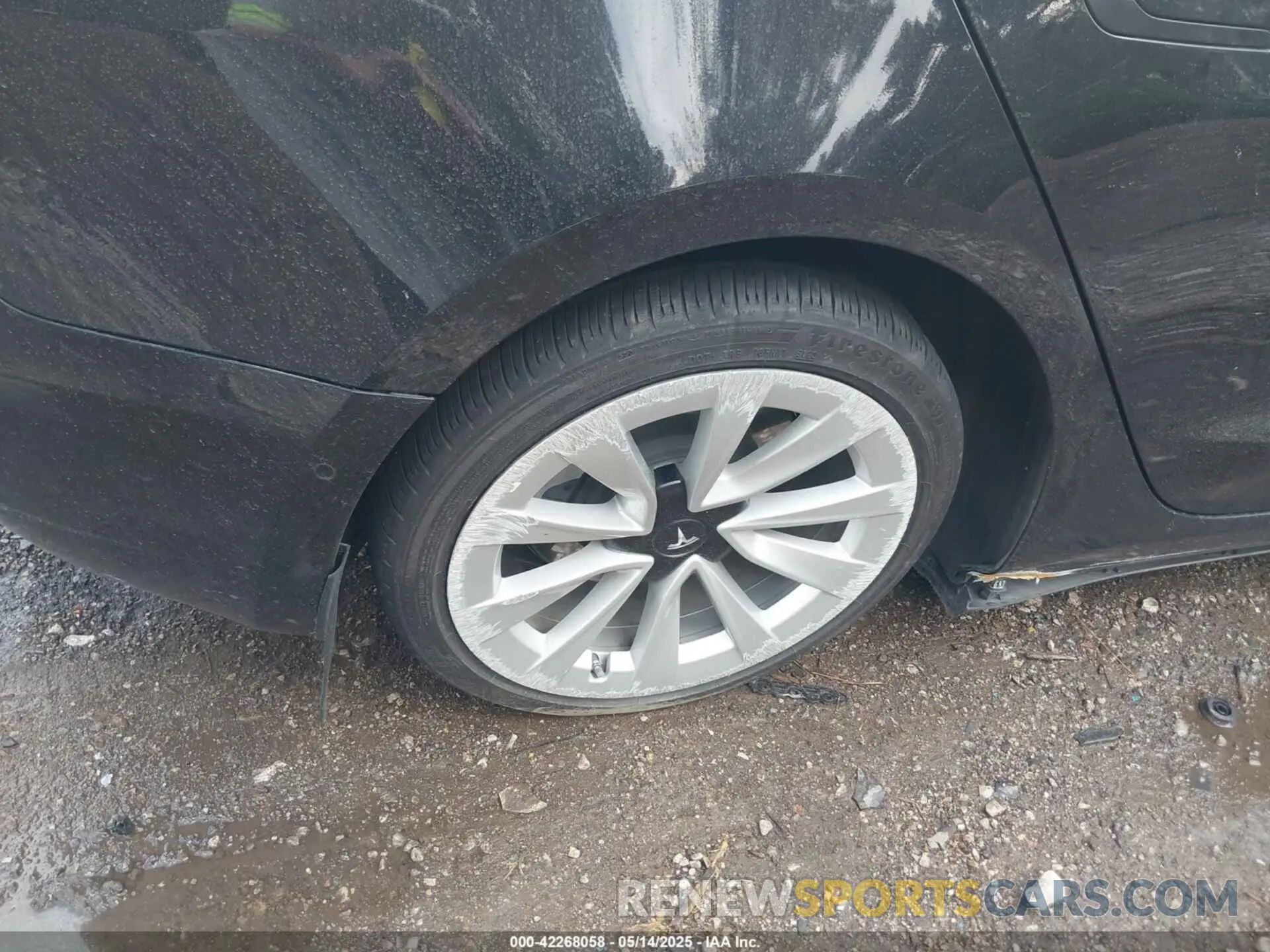 6 Photograph of a damaged car 5YJ3E1EA1NF304355 TESLA MODEL 3 2022