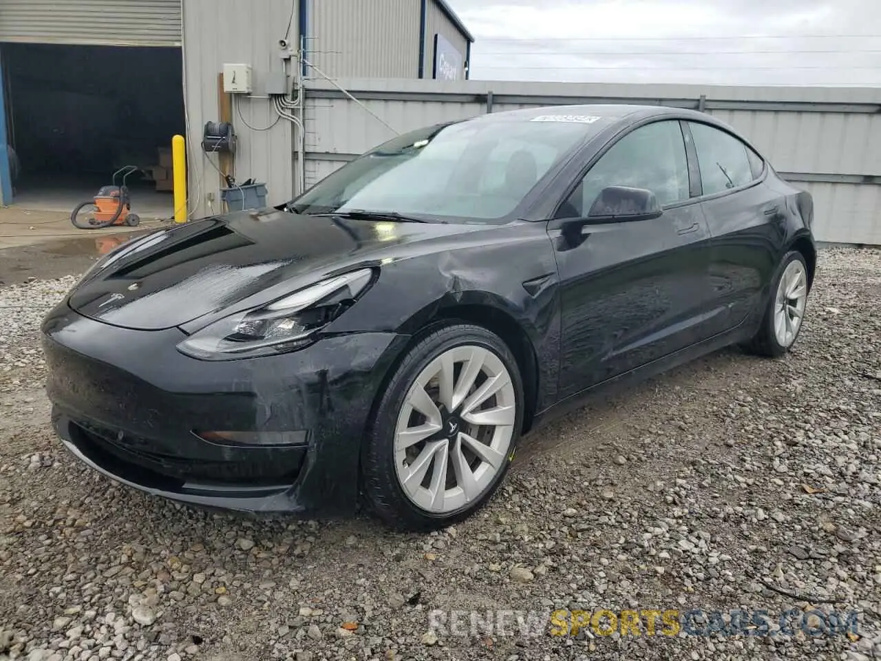 1 Photograph of a damaged car 5YJ3E1EA1NF304534 TESLA MODEL 3 2022