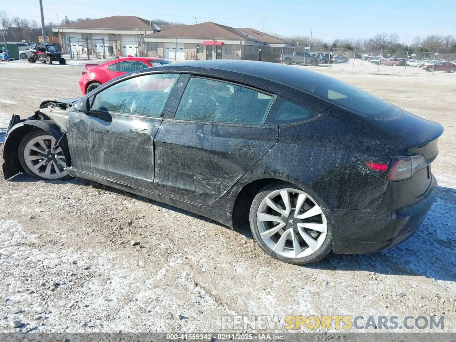 3 Photograph of a damaged car 5YJ3E1EA1NF304811 TESLA MODEL 3 2022