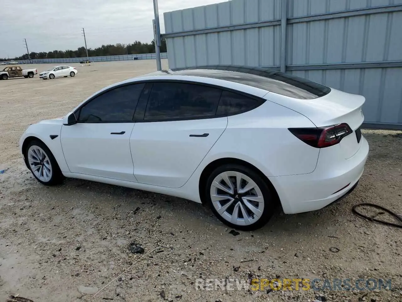 2 Photograph of a damaged car 5YJ3E1EA1NF309670 TESLA MODEL 3 2022