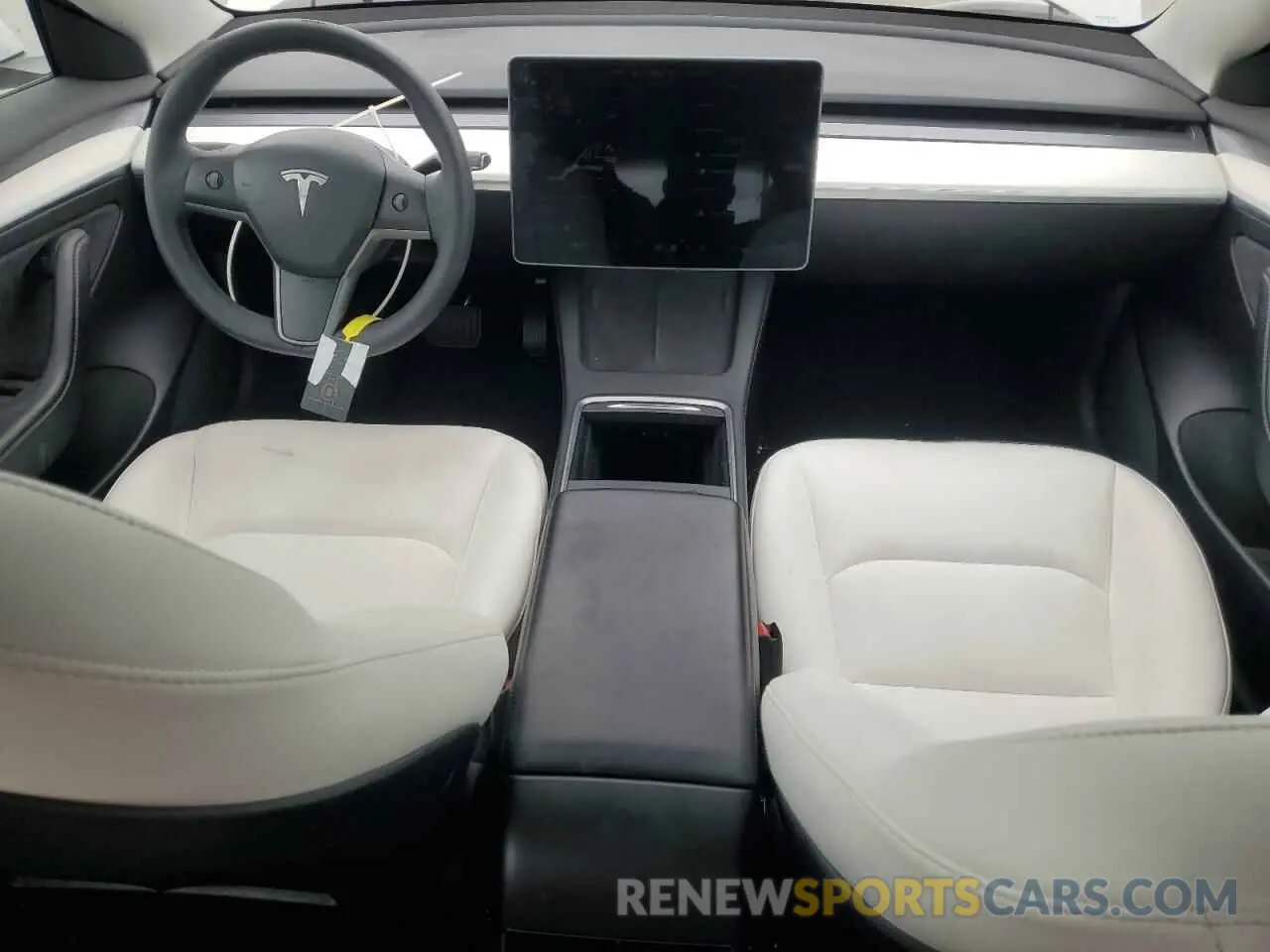 8 Photograph of a damaged car 5YJ3E1EA1NF313024 TESLA MODEL 3 2022