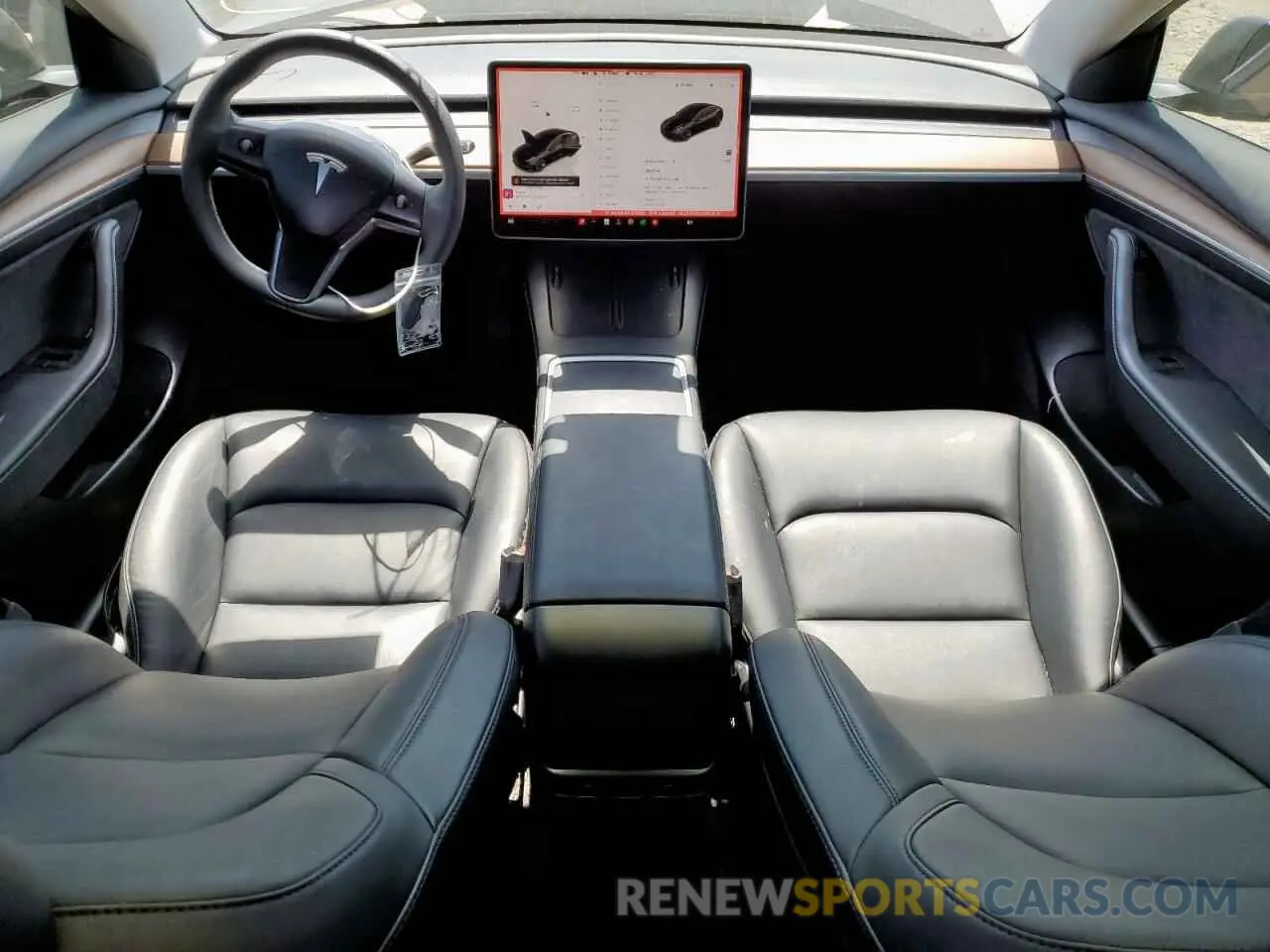 8 Photograph of a damaged car 5YJ3E1EA1NF315906 TESLA MODEL 3 2022