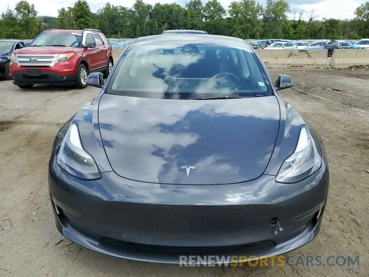 5 Photograph of a damaged car 5YJ3E1EA1NF316618 TESLA MODEL 3 2022