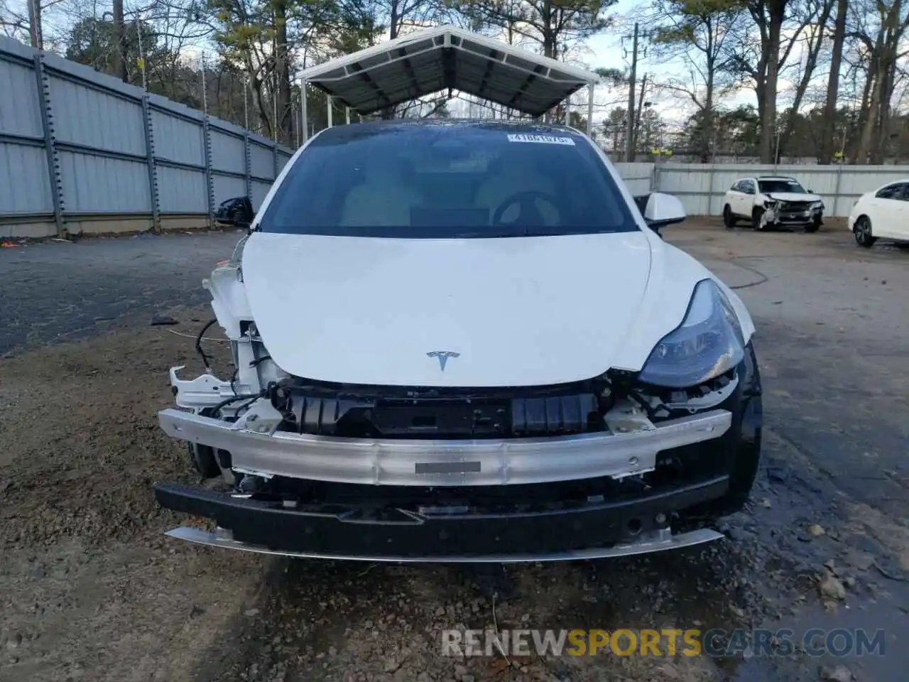 5 Photograph of a damaged car 5YJ3E1EA1NF326758 TESLA MODEL 3 2022