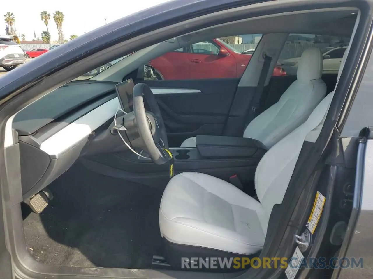 7 Photograph of a damaged car 5YJ3E1EA1NF337727 TESLA MODEL 3 2022
