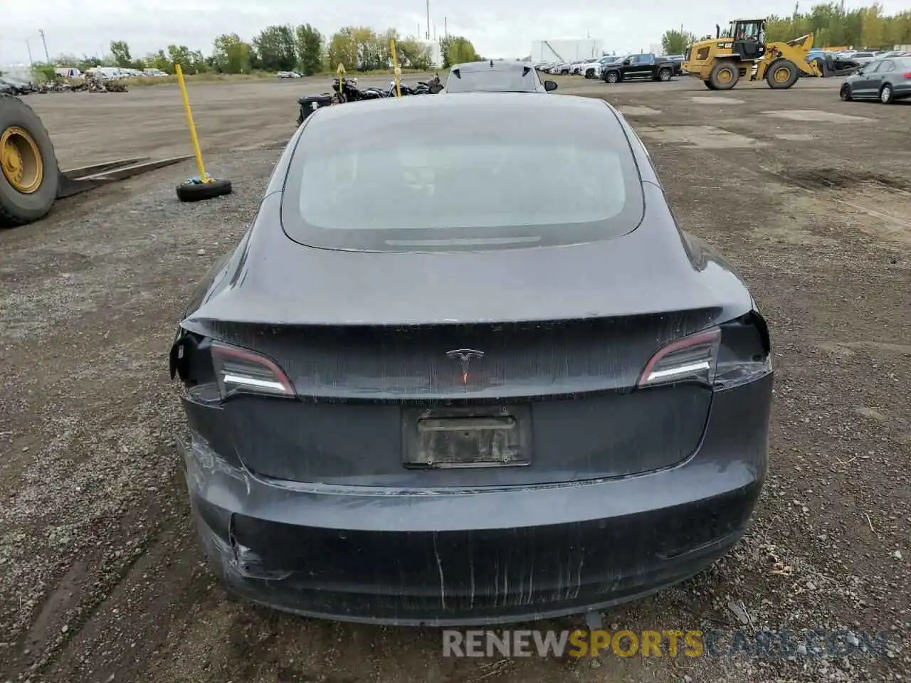 6 Photograph of a damaged car 5YJ3E1EA1NF348727 TESLA MODEL 3 2022