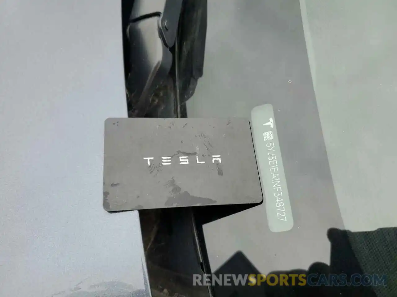 9 Photograph of a damaged car 5YJ3E1EA1NF348727 TESLA MODEL 3 2022