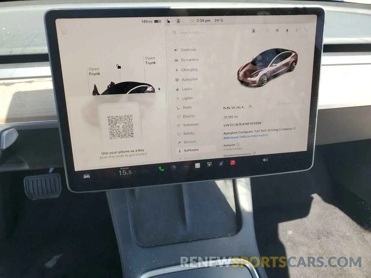 9 Photograph of a damaged car 5YJ3E1EA1NF368556 TESLA MODEL 3 2022