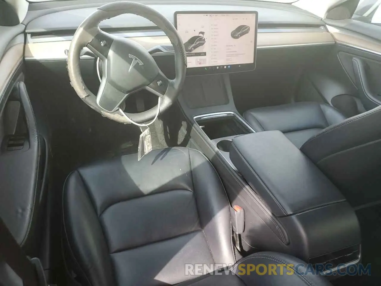 8 Photograph of a damaged car 5YJ3E1EA1NF369688 TESLA MODEL 3 2022