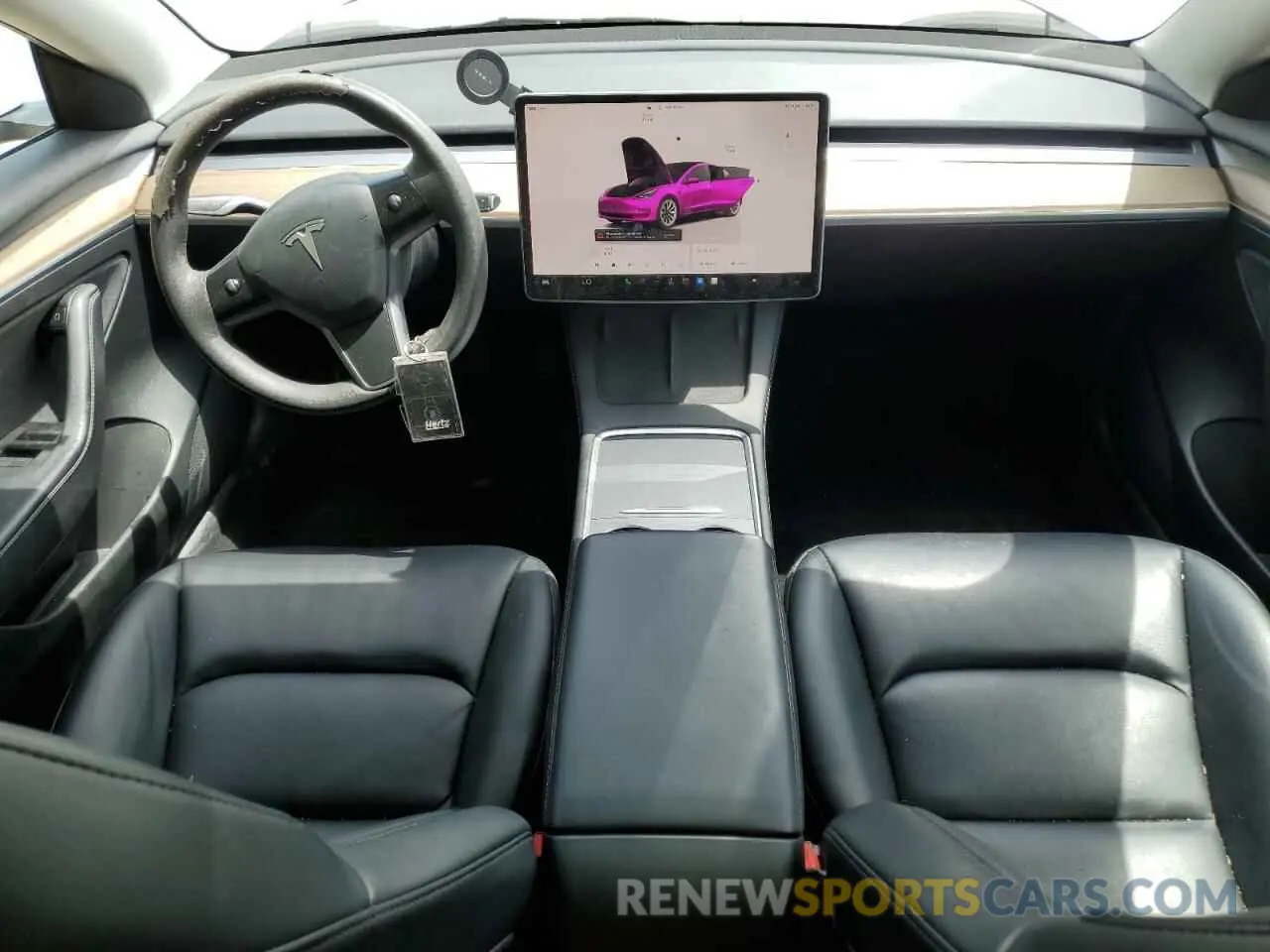 8 Photograph of a damaged car 5YJ3E1EA1NF369805 TESLA MODEL 3 2022