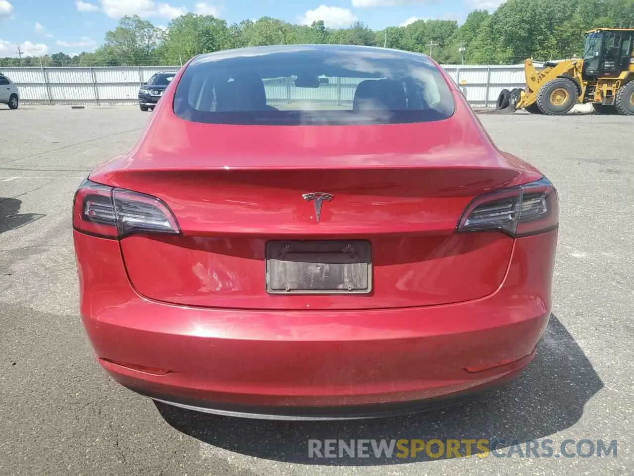6 Photograph of a damaged car 5YJ3E1EA1NF369822 TESLA MODEL 3 2022