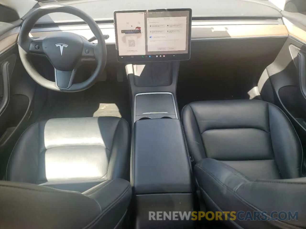 8 Photograph of a damaged car 5YJ3E1EA1NF369822 TESLA MODEL 3 2022