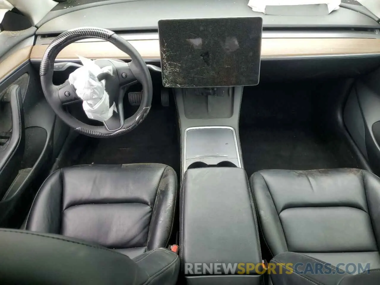 8 Photograph of a damaged car 5YJ3E1EA1NF369979 TESLA MODEL 3 2022