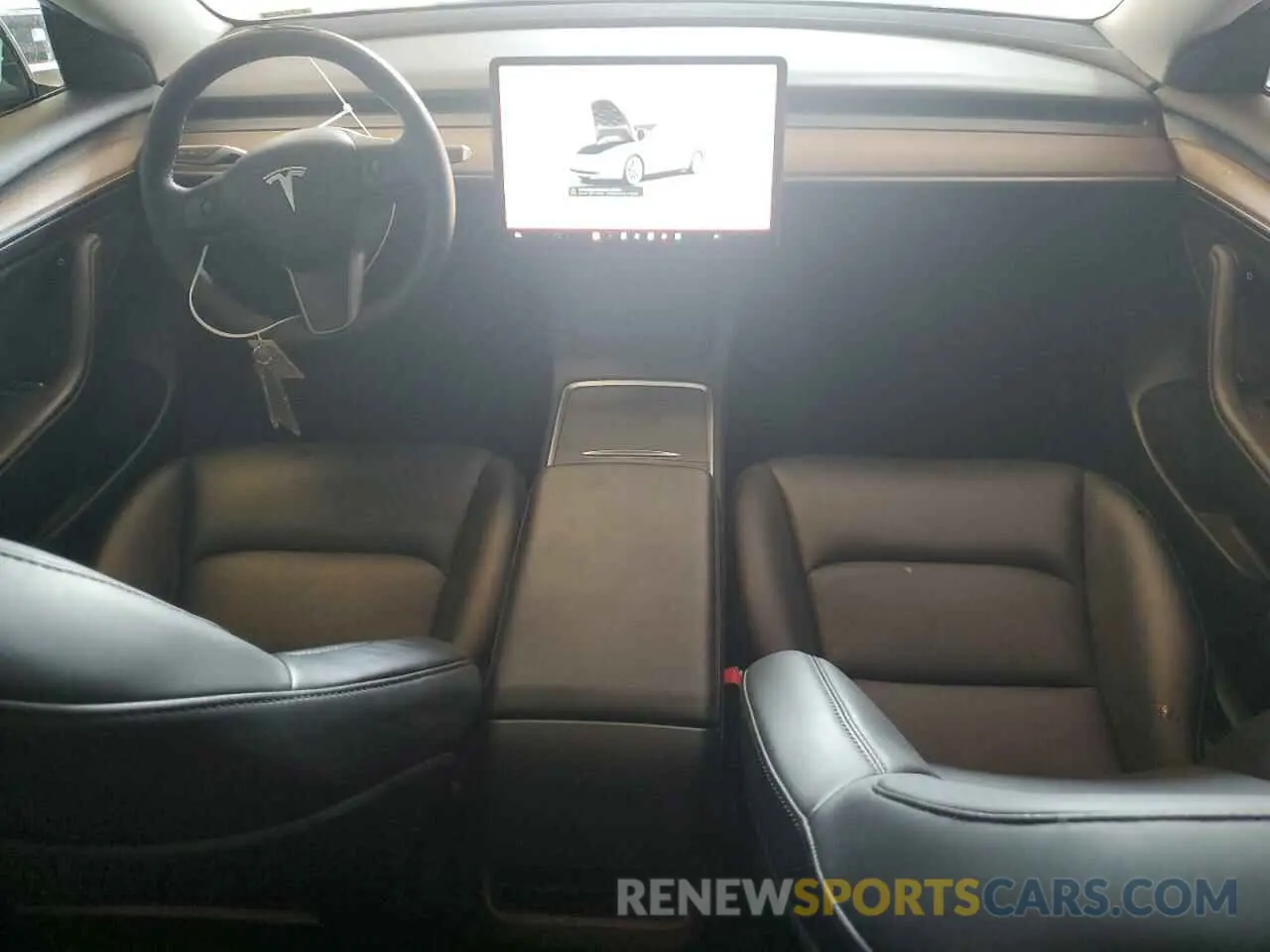 8 Photograph of a damaged car 5YJ3E1EA1NF370517 TESLA MODEL 3 2022