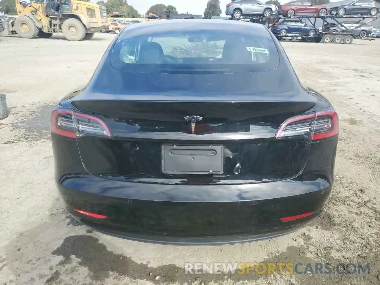 6 Photograph of a damaged car 5YJ3E1EA1NF371411 TESLA MODEL 3 2022