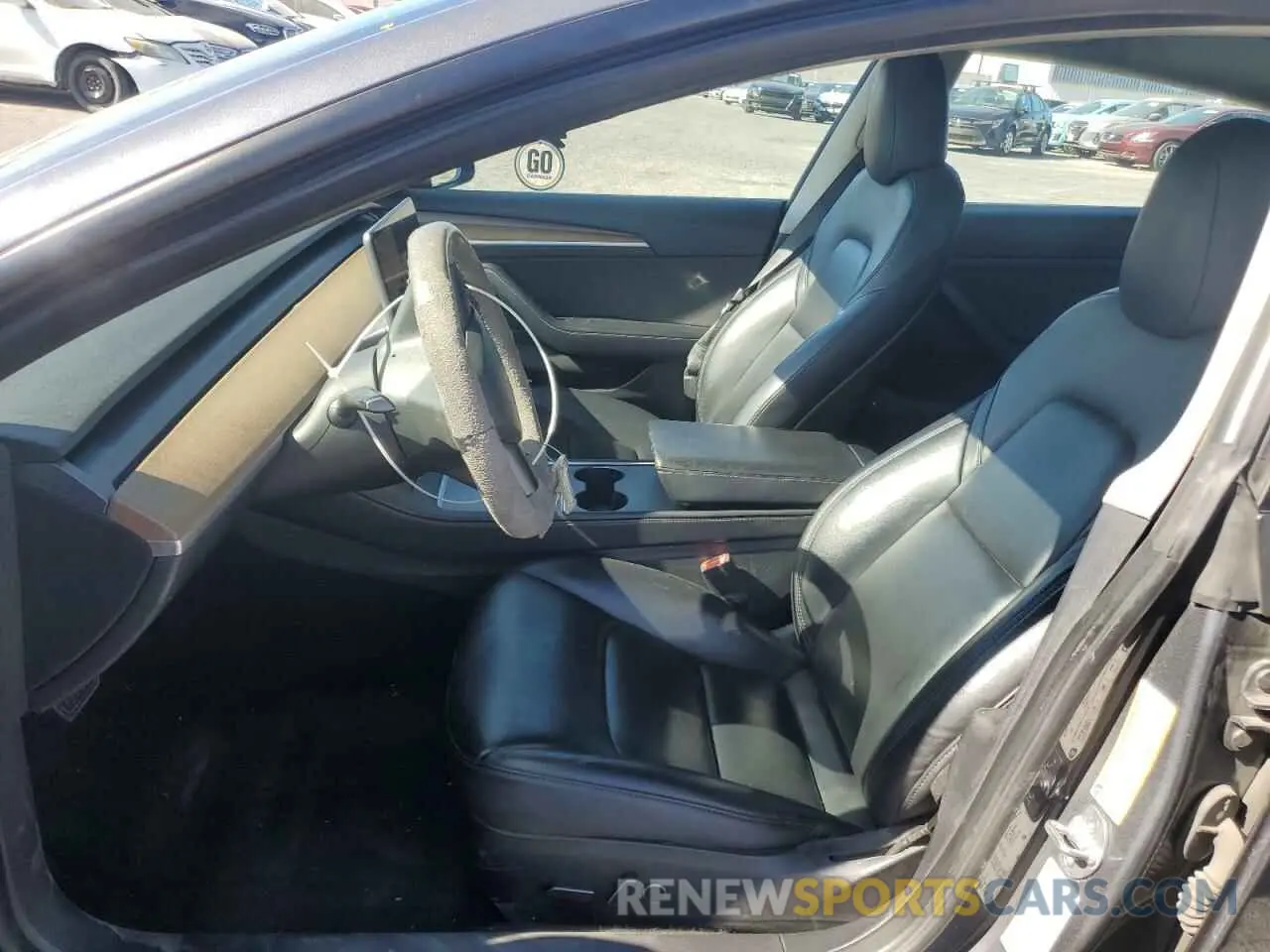 7 Photograph of a damaged car 5YJ3E1EA1NF371487 TESLA MODEL 3 2022