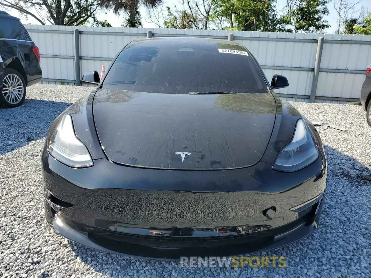 5 Photograph of a damaged car 5YJ3E1EA1NF374390 TESLA MODEL 3 2022