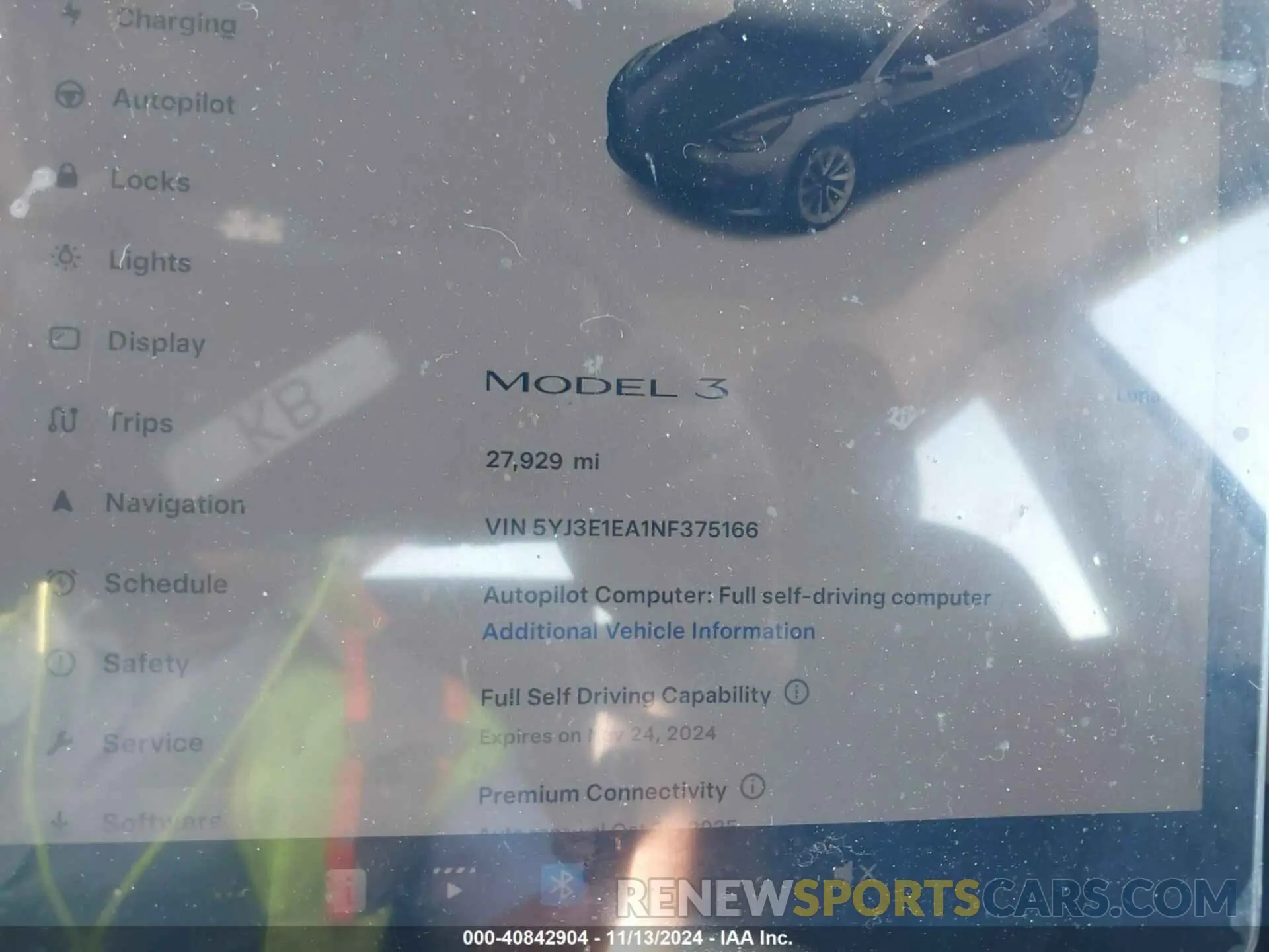 7 Photograph of a damaged car 5YJ3E1EA1NF375166 TESLA MODEL 3 2022
