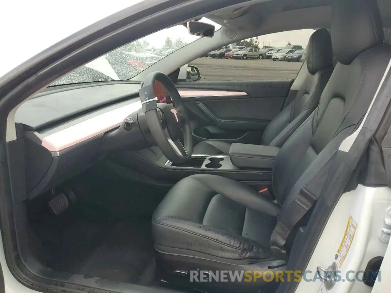 7 Photograph of a damaged car 5YJ3E1EA1NF376236 TESLA MODEL 3 2022