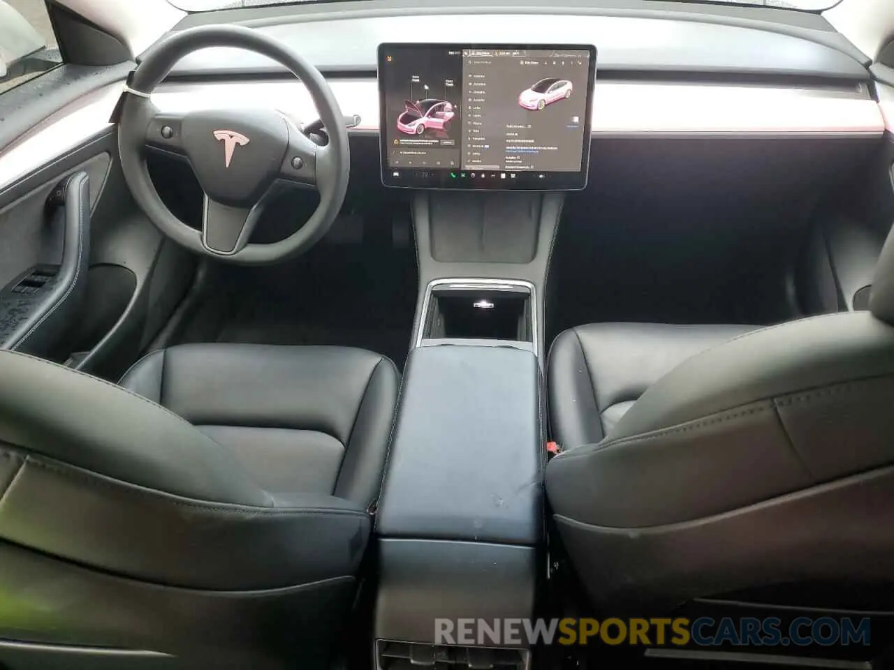 8 Photograph of a damaged car 5YJ3E1EA1NF376236 TESLA MODEL 3 2022