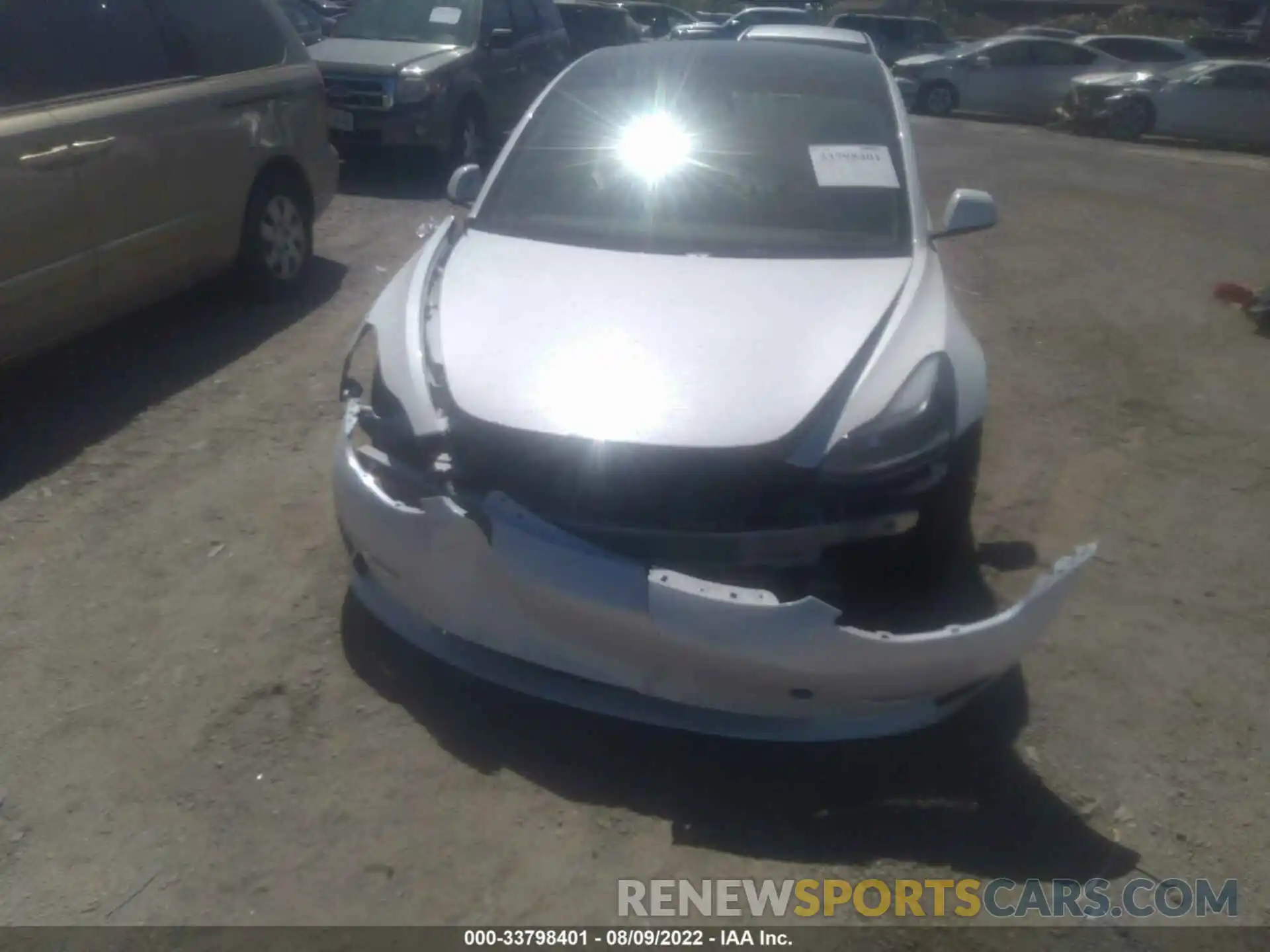 6 Photograph of a damaged car 5YJ3E1EA2NF103824 TESLA MODEL 3 2022