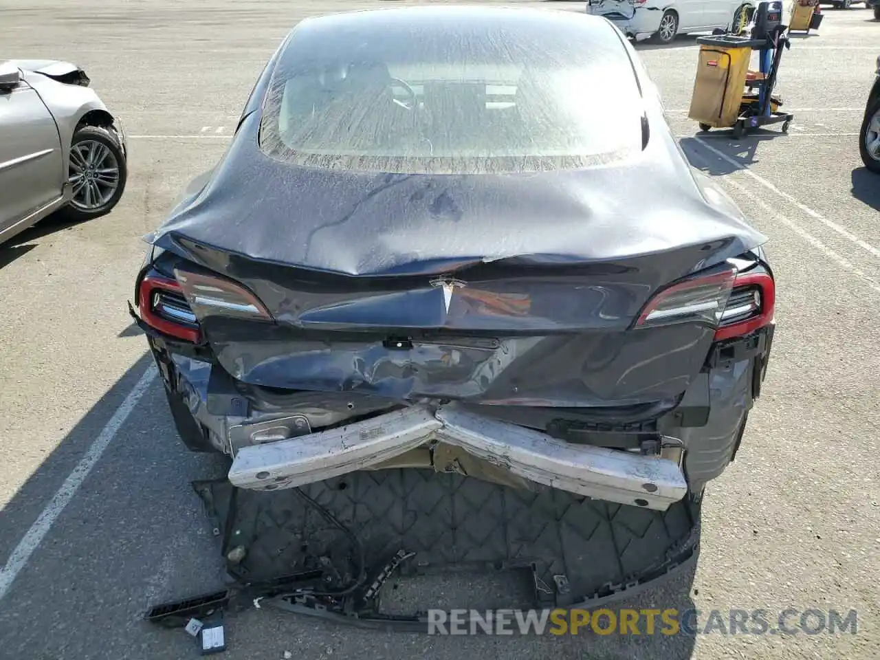 6 Photograph of a damaged car 5YJ3E1EA2NF114936 TESLA MODEL 3 2022