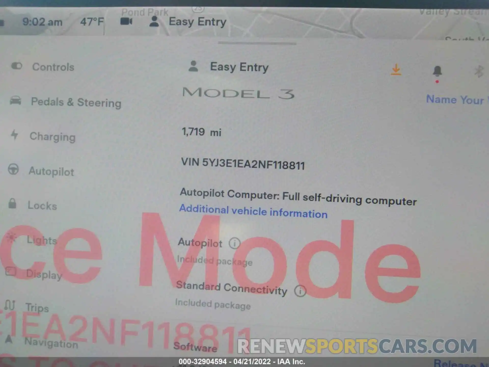 7 Photograph of a damaged car 5YJ3E1EA2NF118811 TESLA MODEL 3 2022