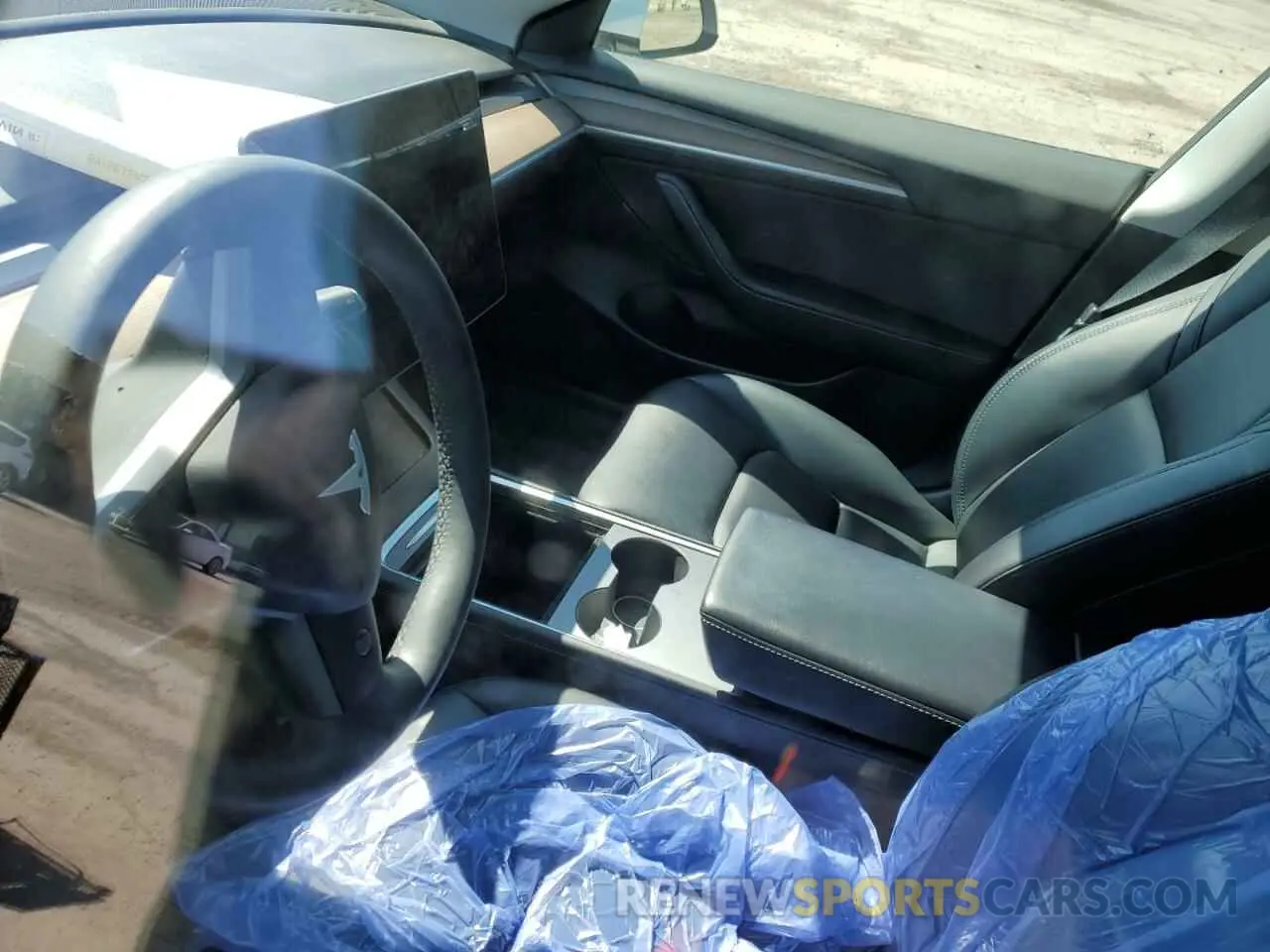 9 Photograph of a damaged car 5YJ3E1EA2NF121501 TESLA MODEL 3 2022