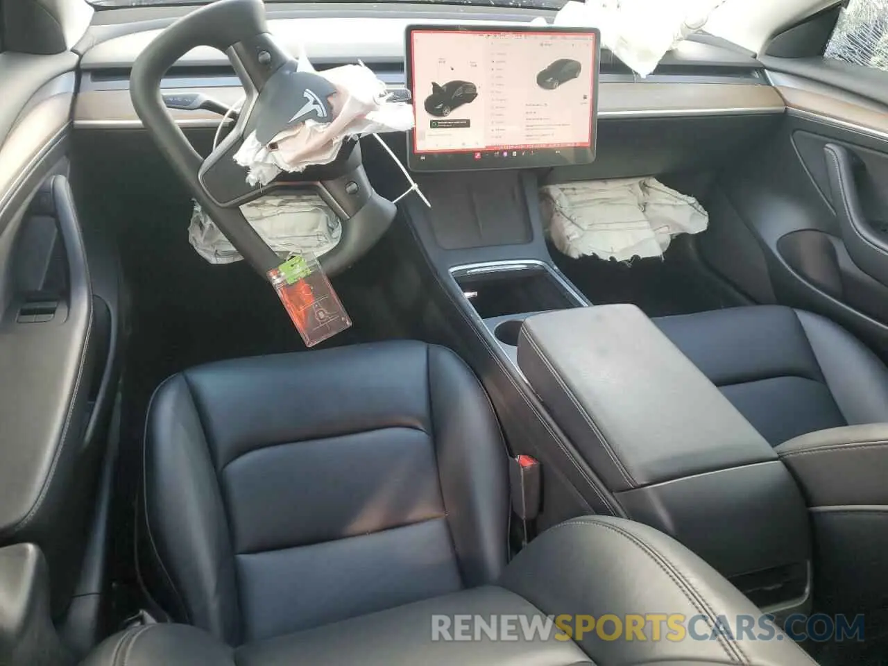 8 Photograph of a damaged car 5YJ3E1EA2NF124334 TESLA MODEL 3 2022